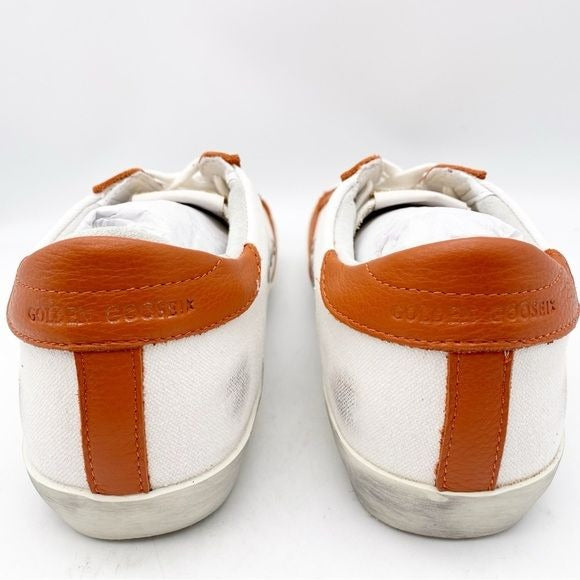 NIB Golden Goose Superstar distressed leather and suede sneakers Size 39