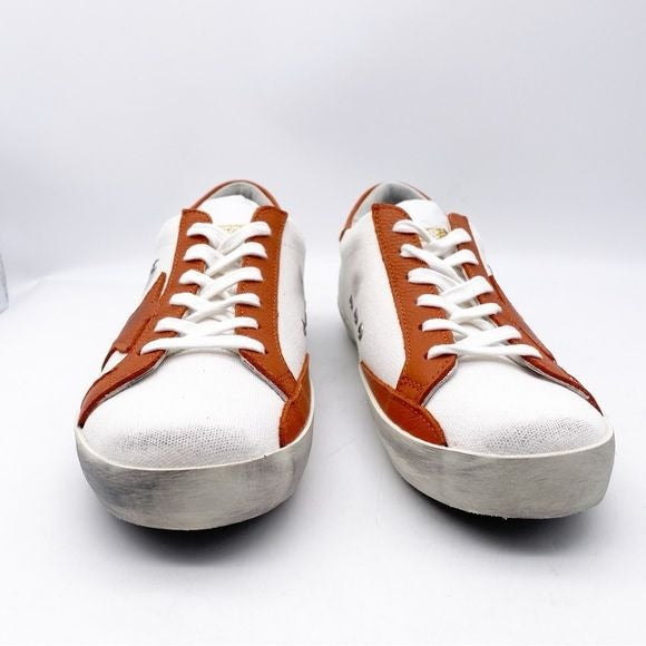 NIB Golden Goose Superstar distressed leather and suede sneakers Size 39