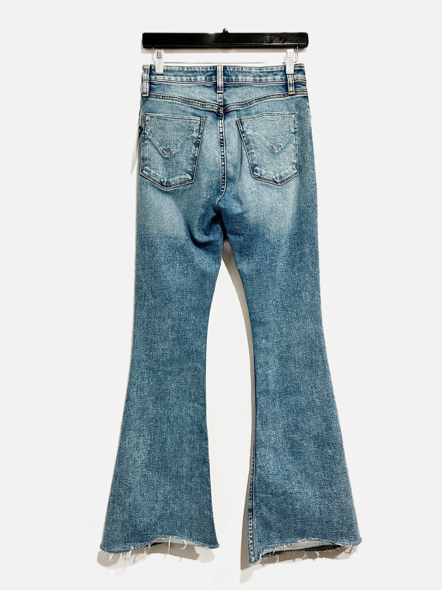 Hudson Holly High Rise Flare in Summer Flame - 26