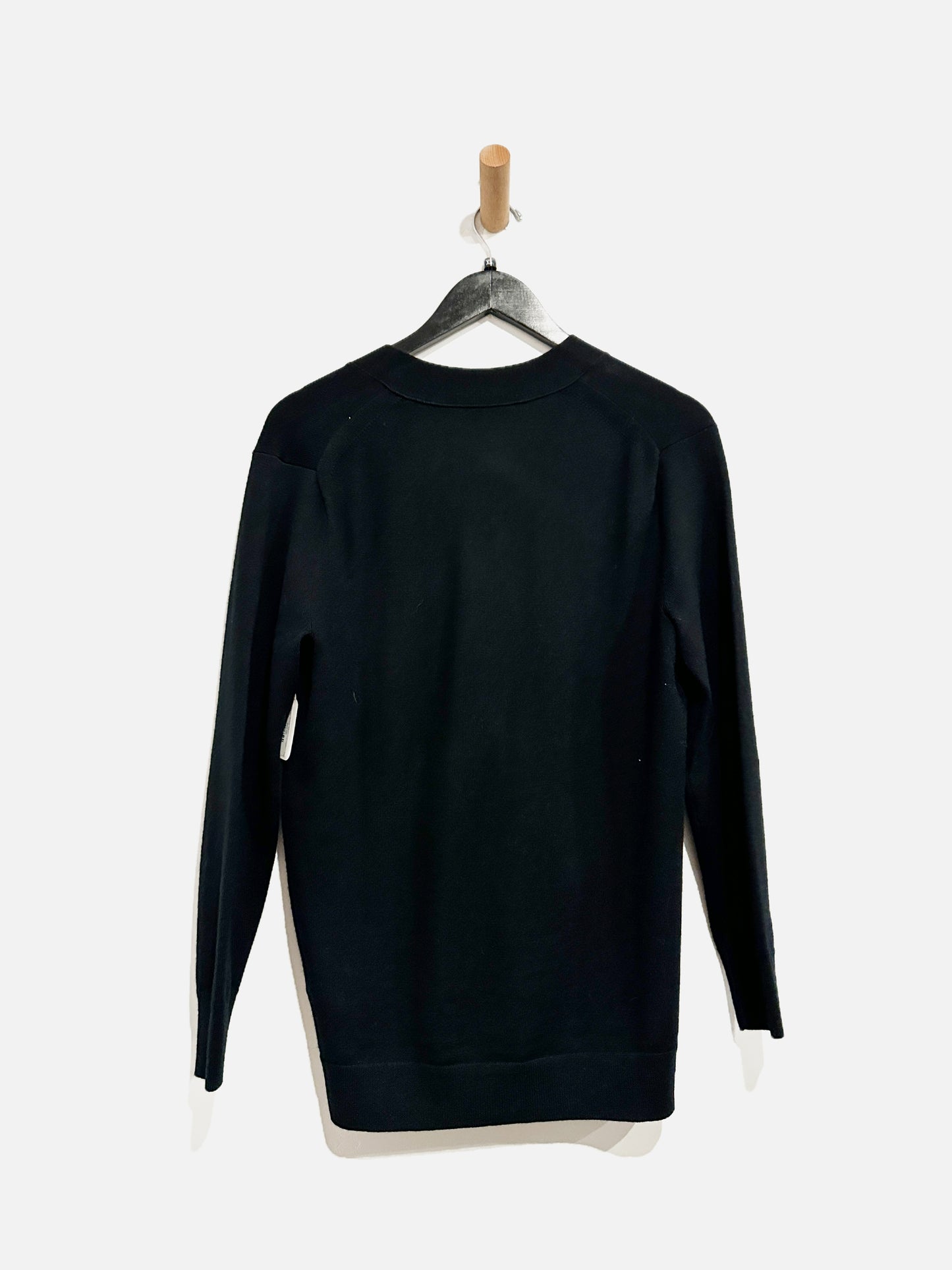 Madewell Black Merino Wool Boyfriend Cardigan - XS