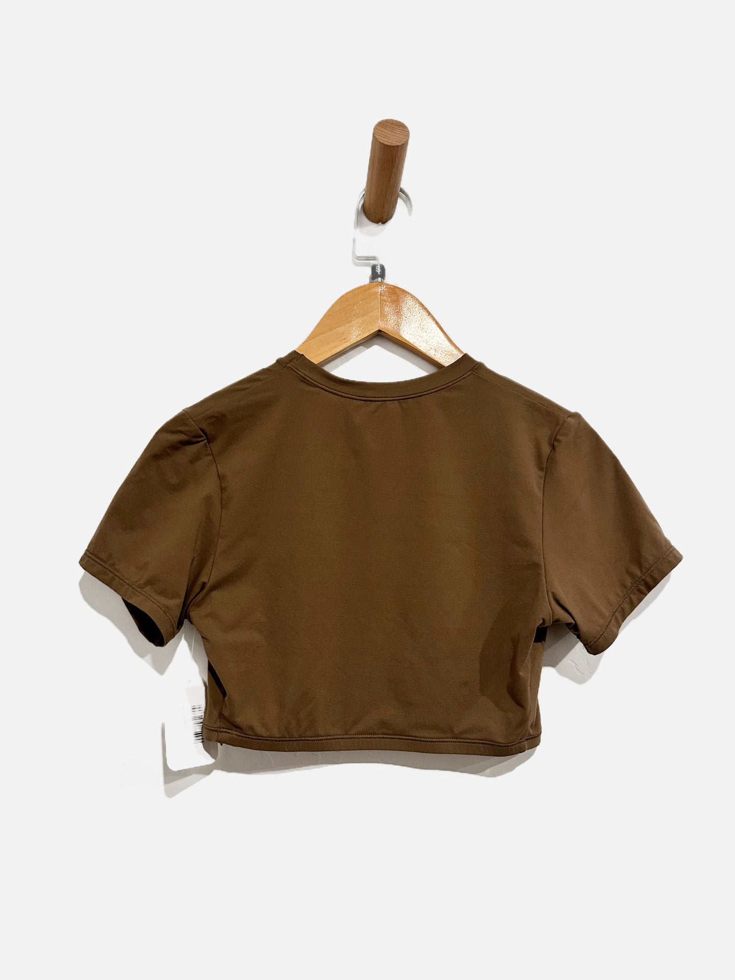 Skims Fits Everybody Brown Cropped Tee - Small