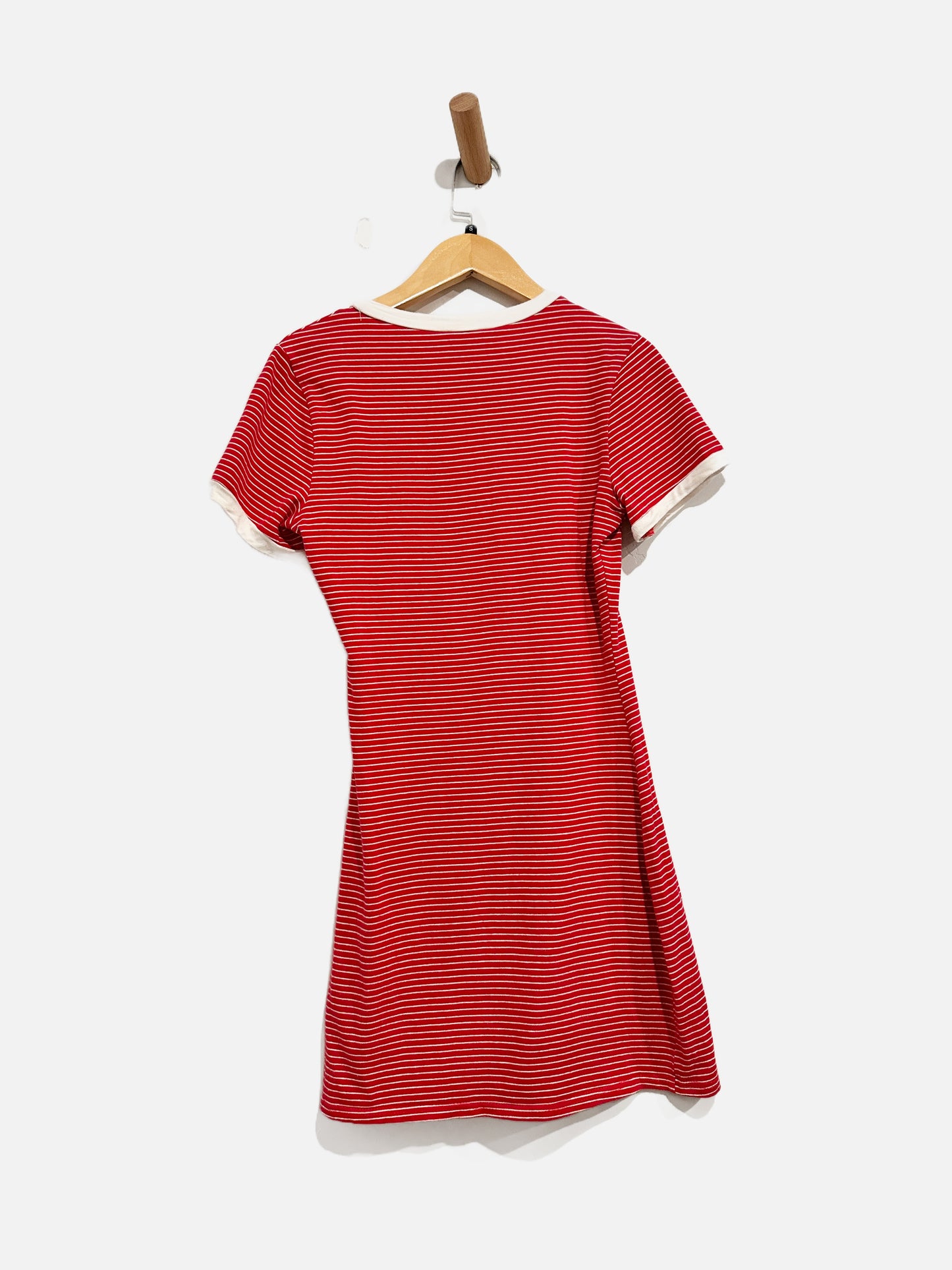 Superdown Red Stripe T Shirt Dress - Small