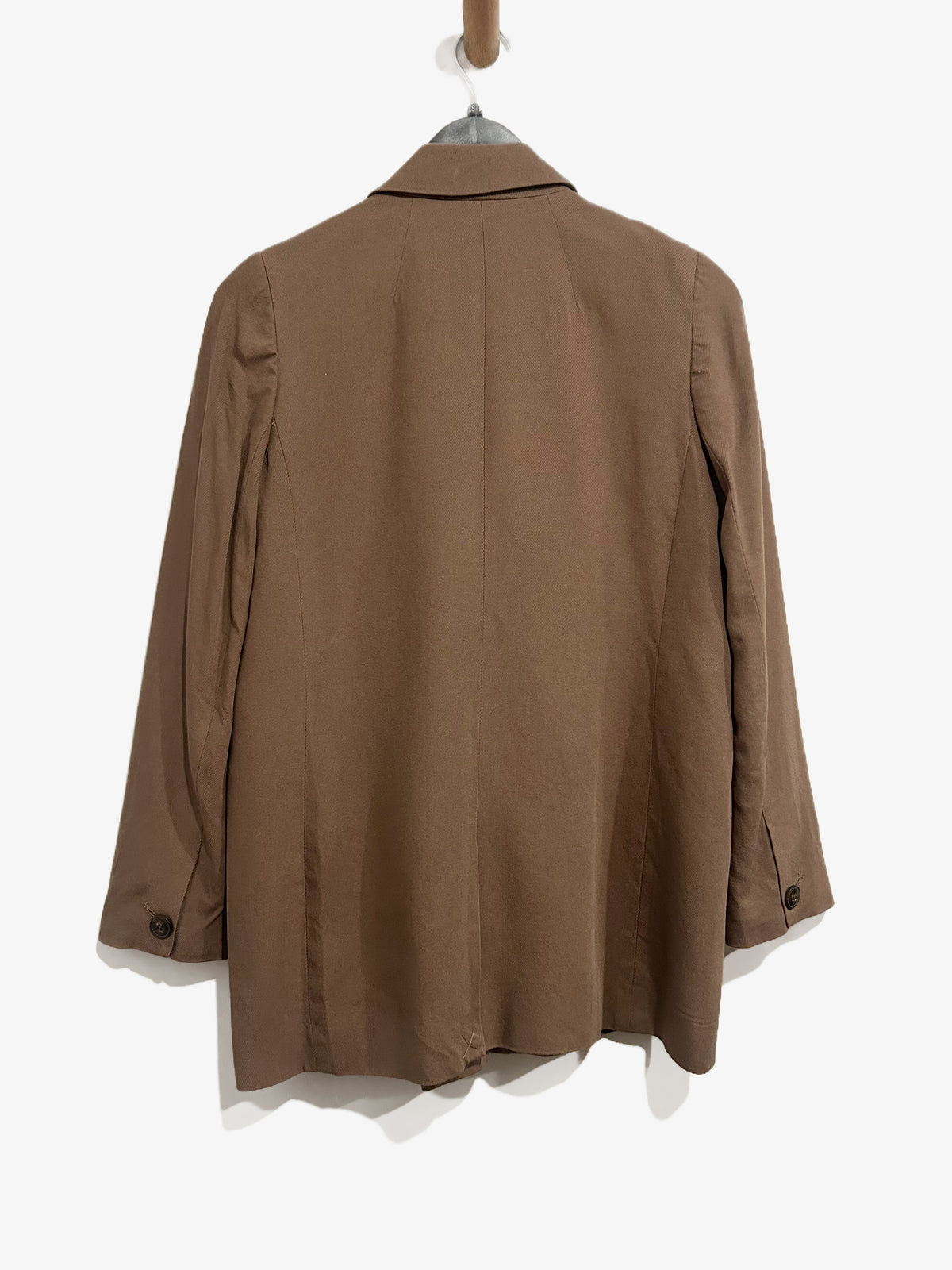 Madewell Drapeweave Caldwell Double-Breasted Blazer in Castle Rock - XS