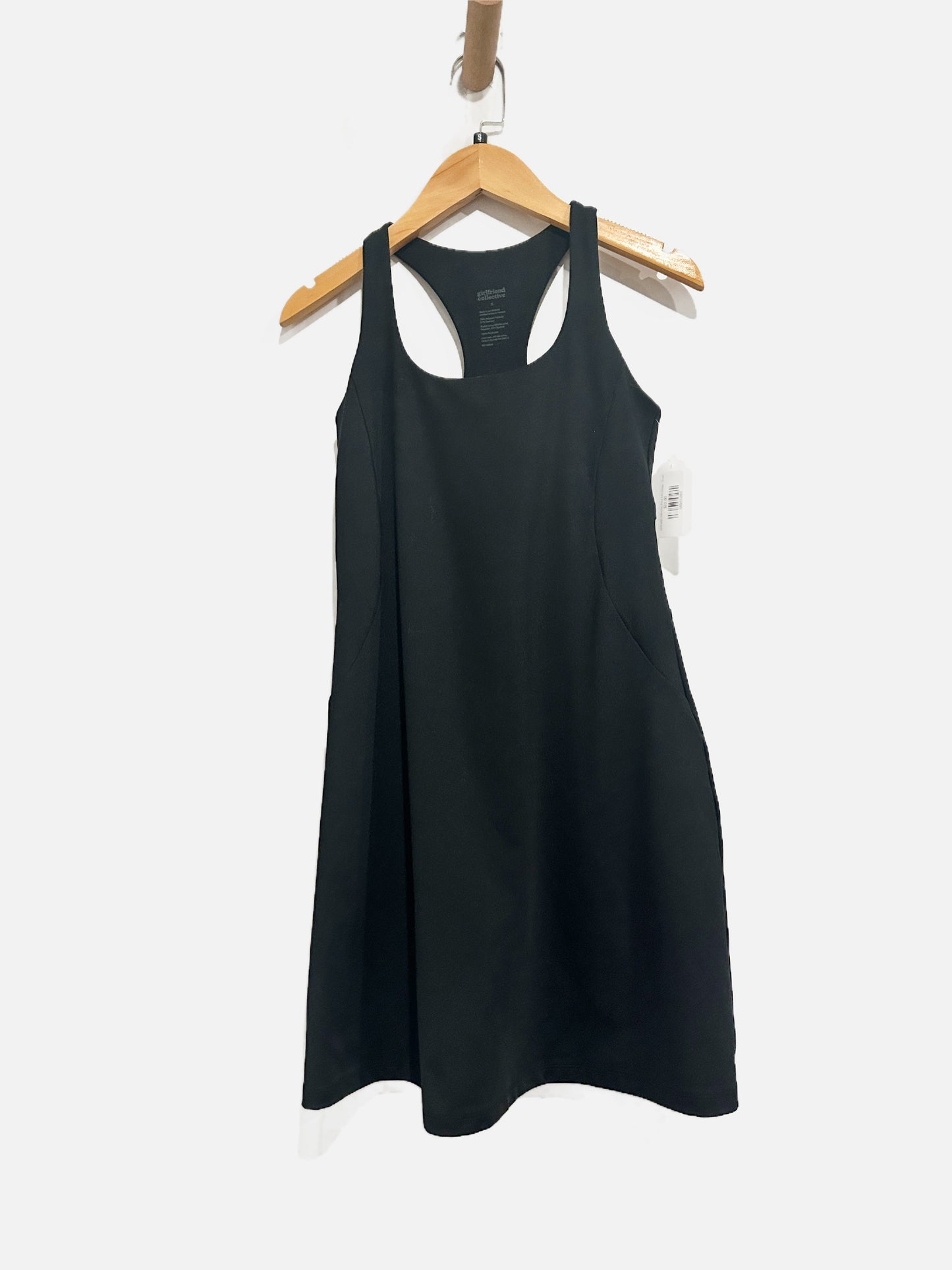 Girlfriend Collective Black Mini Dress - Small
