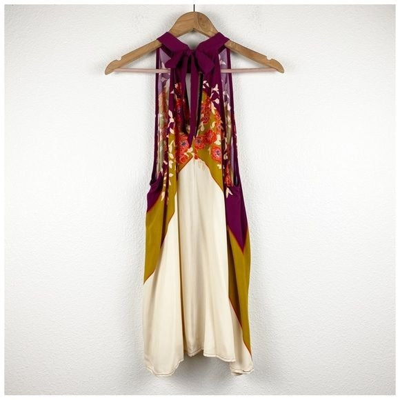 Free People NWT Beat of my Heart Tunic in Purple Size Small
