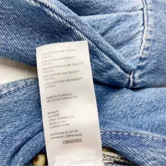 Free People Townes Denim Jumpsuit in High Noon Size Medium