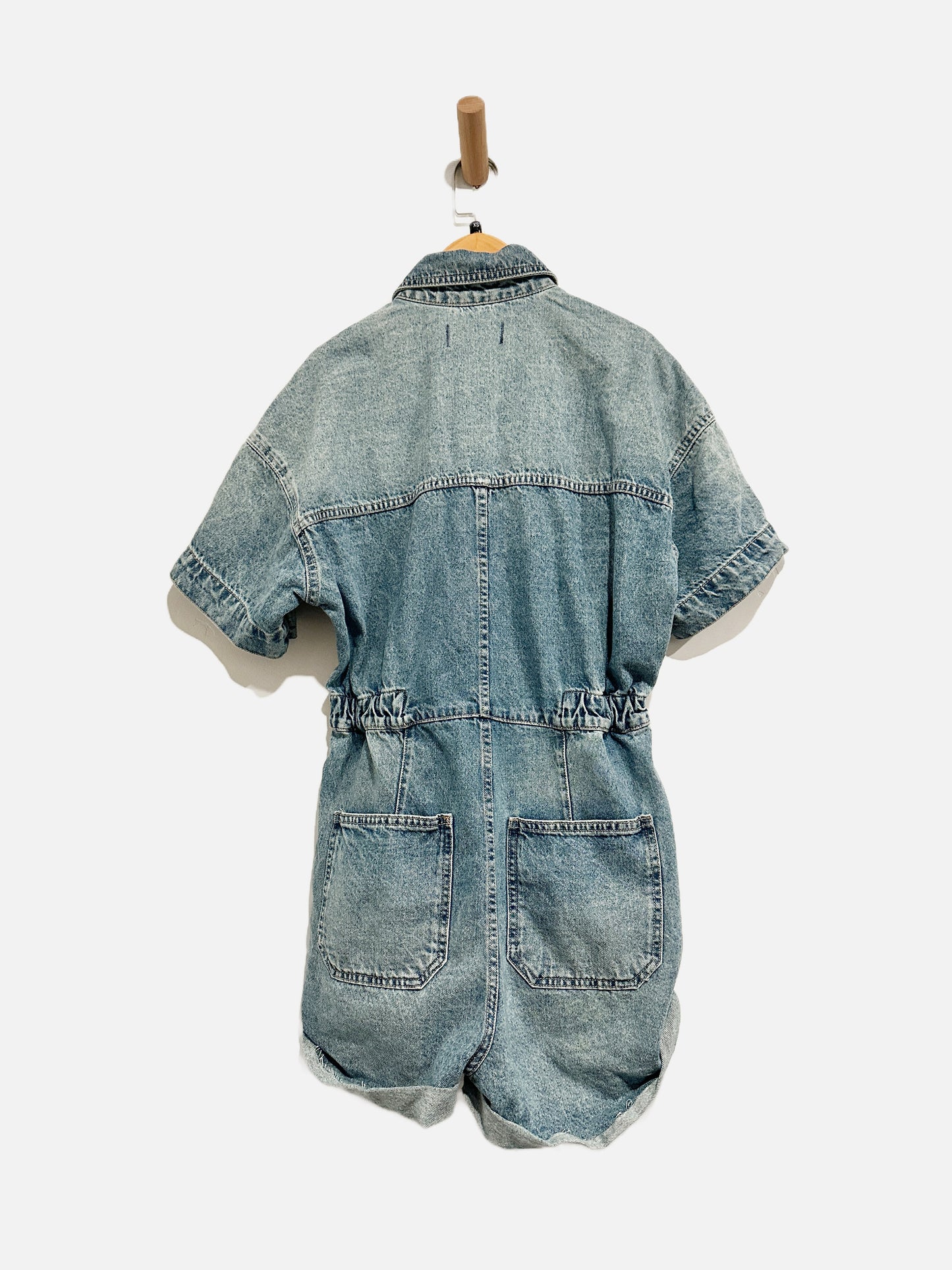 Free People Marci Cuffed Shortalls