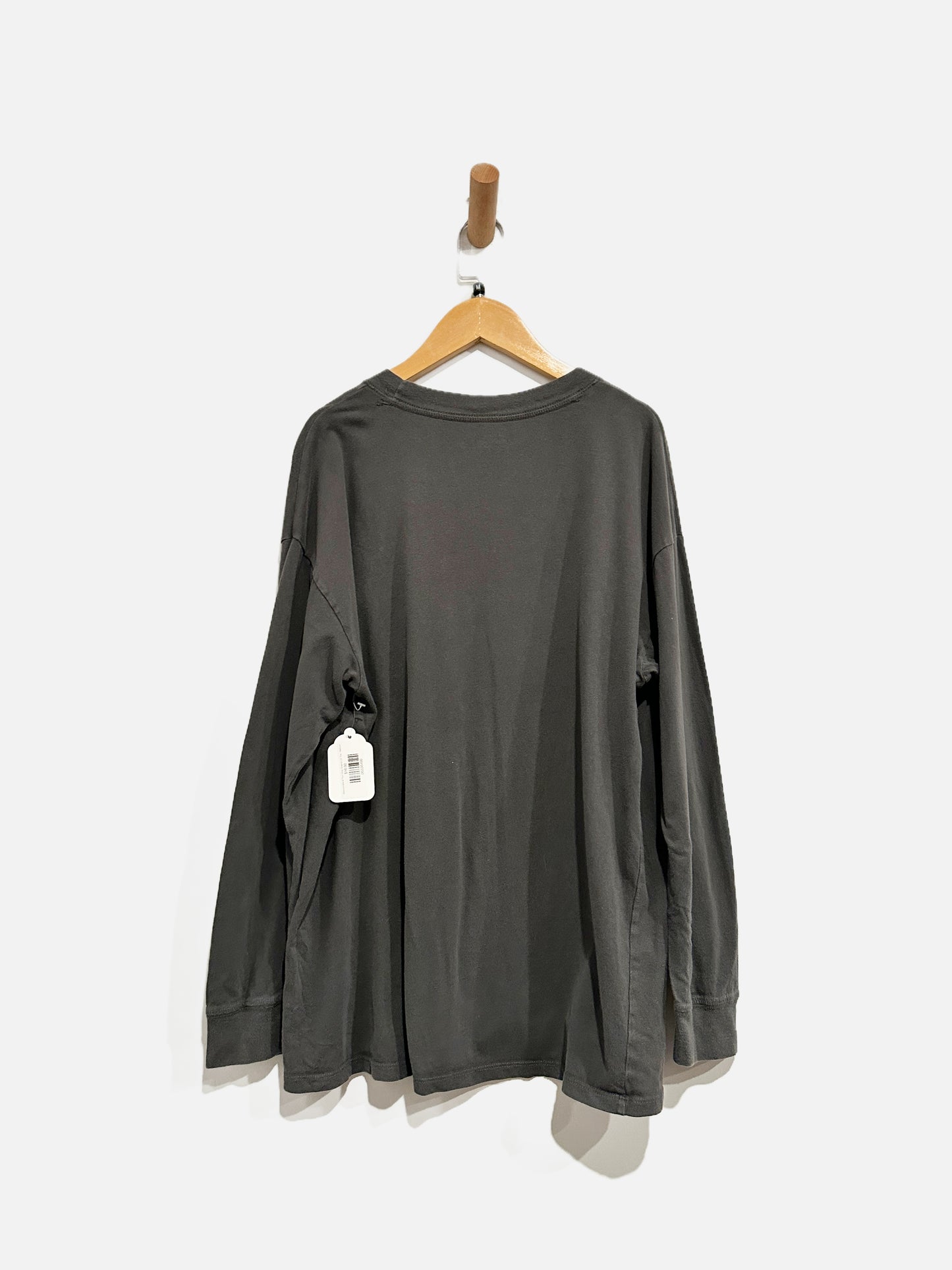 Abercrombie & Fitch Gray Graphic LS Tee - Medium