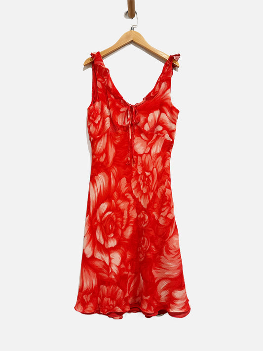 Ann Taylor Pink Floral Silk Dress - 8