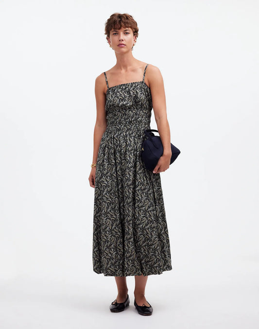 Madewell NWT Black Floral Maxi Dress - 10