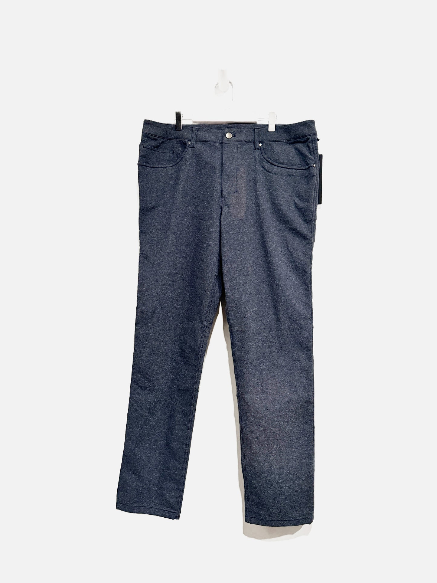 Lululemon NWT ABC Classic Pant Tech Canvas 32” in Heathered Deep Navy- 36