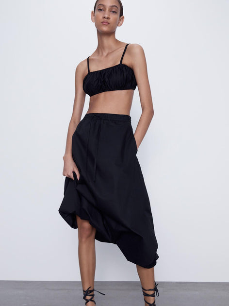 Zara Black Bralette Top - Small