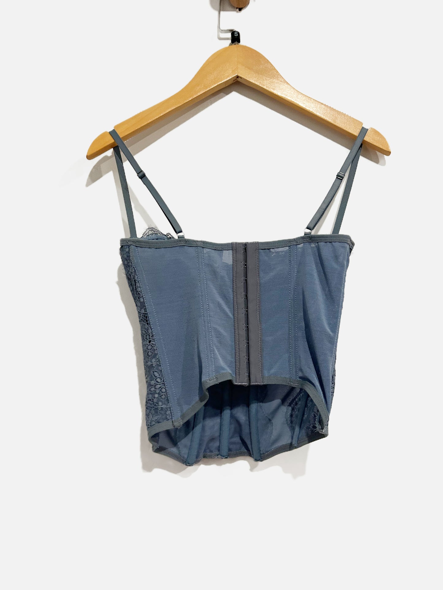 UO Out From Under Blue Bustier Tank - Small