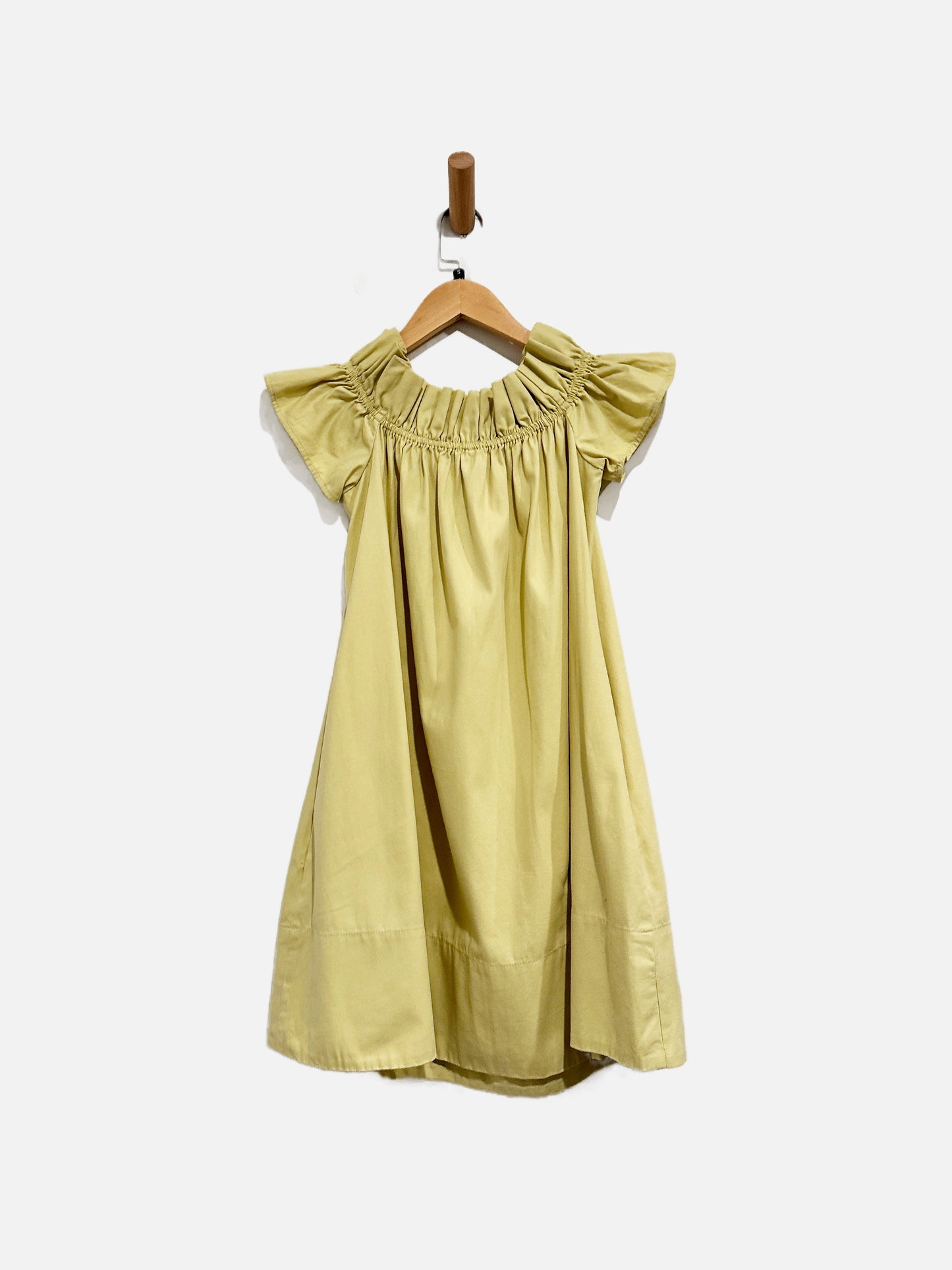 Free People Yellow OTS Mini Dress - Small