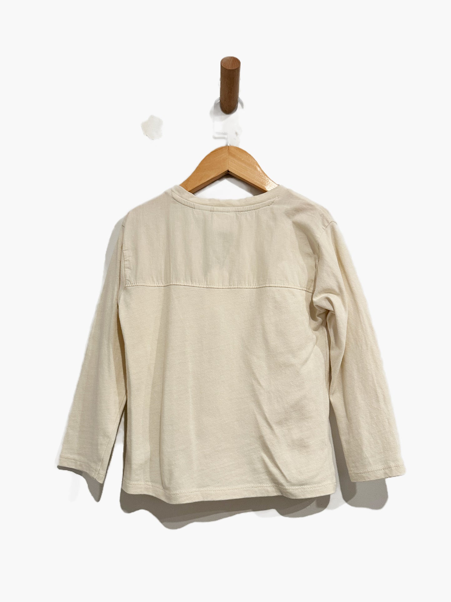 Zara Kids Cream Henley - 4/5
