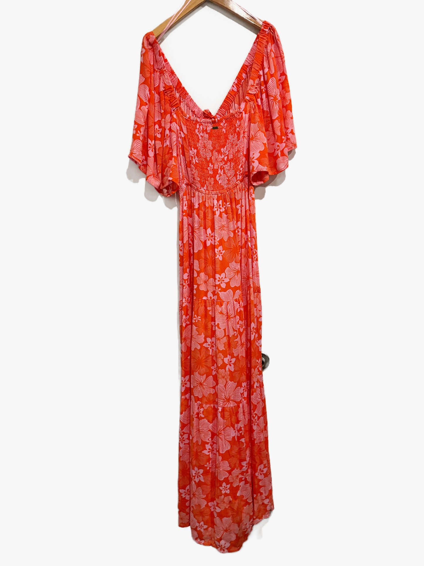 Rip Curl Aloha State Maxi Dress in Red - Small