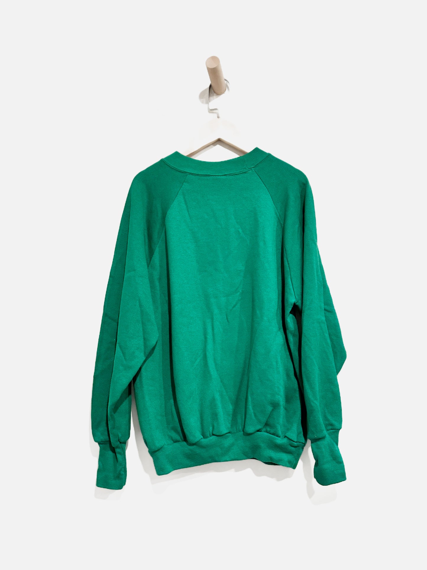 1987 Vintage Signal Merry Chrismouse Green Crewneck Medium