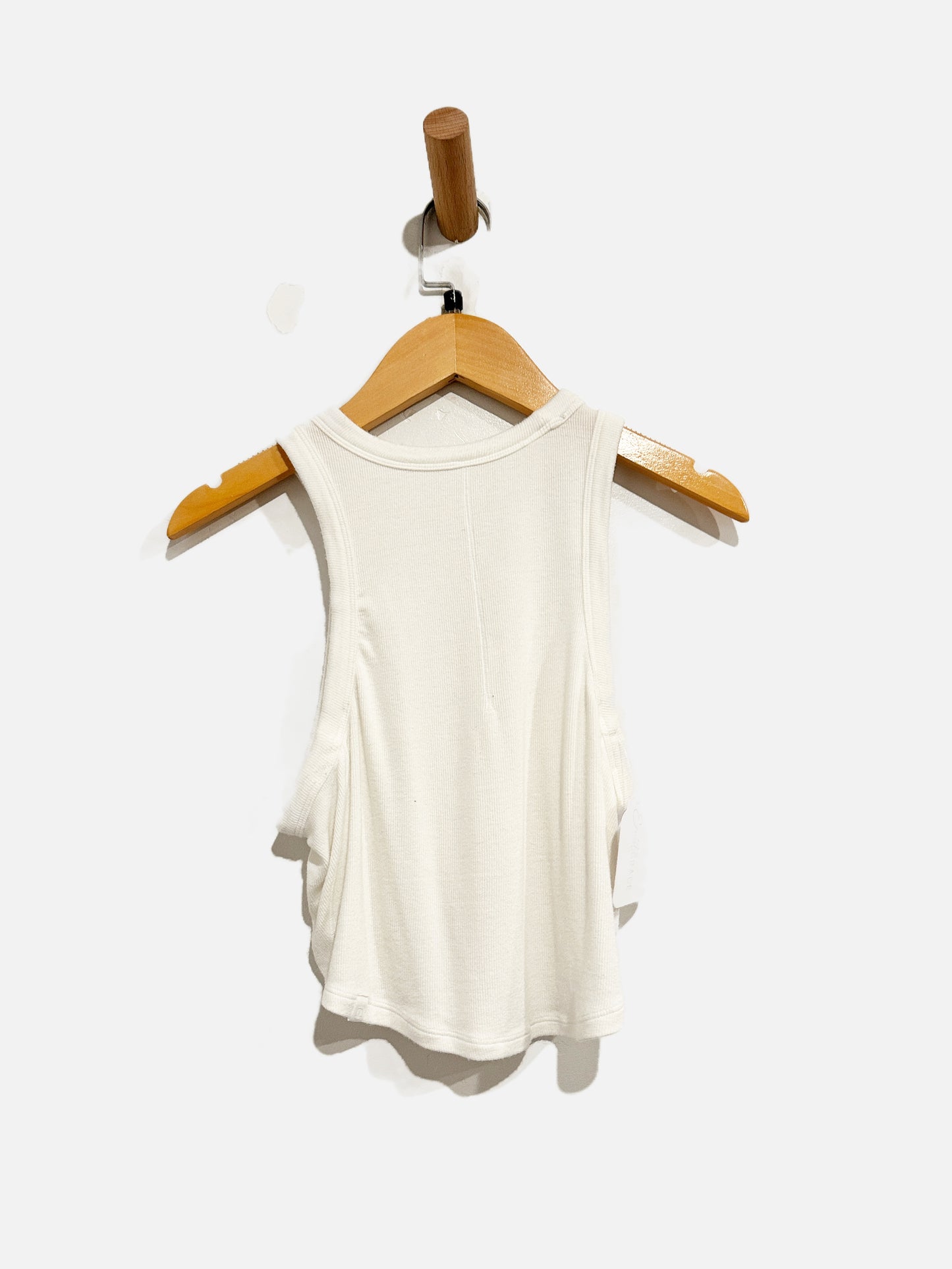 Lululemon Hold Tight White Ribbed Crop Tank - 6