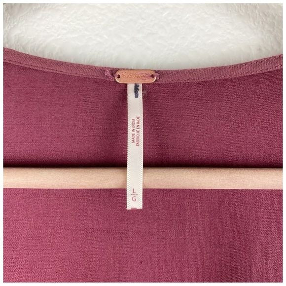 Free People Weila Romper in Pomegranate Size Large