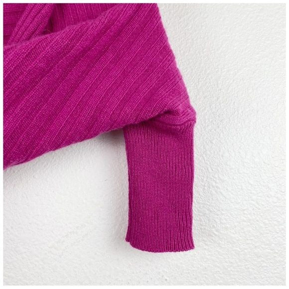 Lanvin Petite Pink Shrug Cashmere/Wool Cardigan Size 4