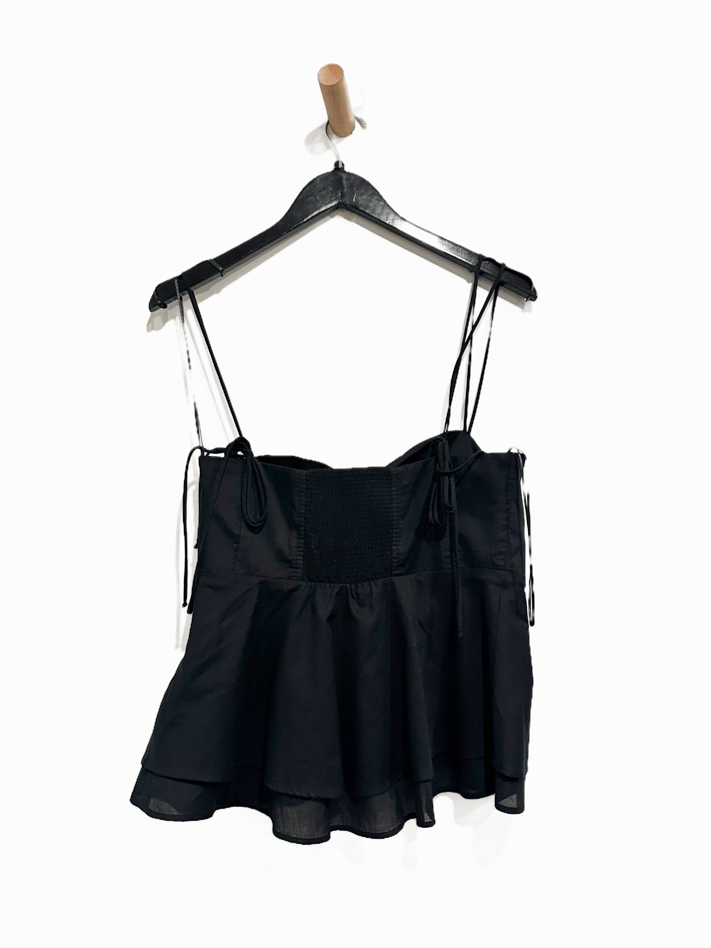 NWT Zara Black Bustier Top - Large