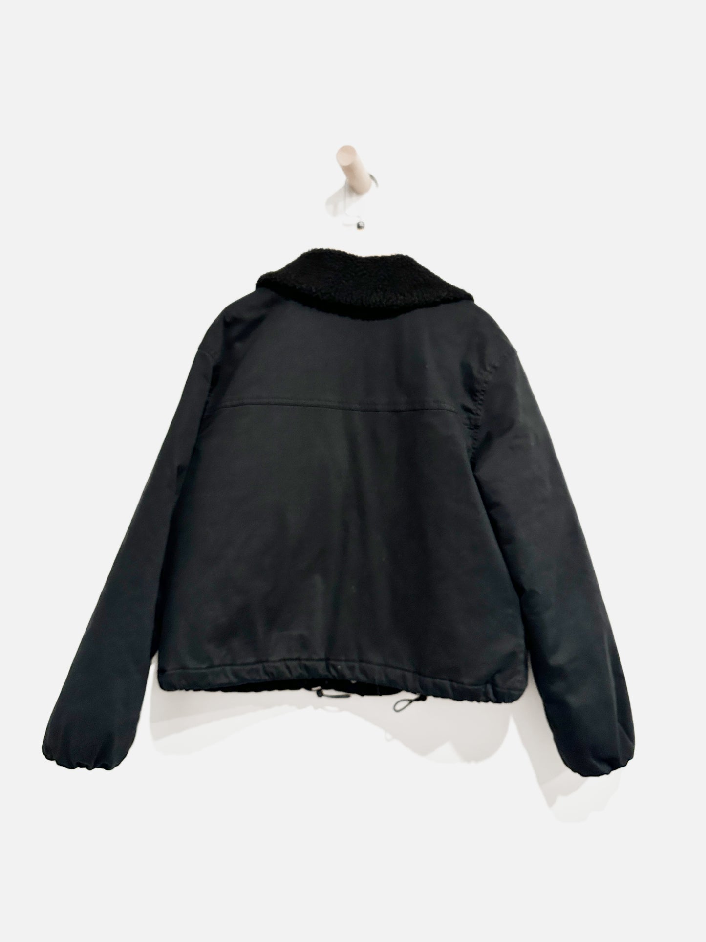 Banana Republic Black Shearling Lined Jacket - PXS