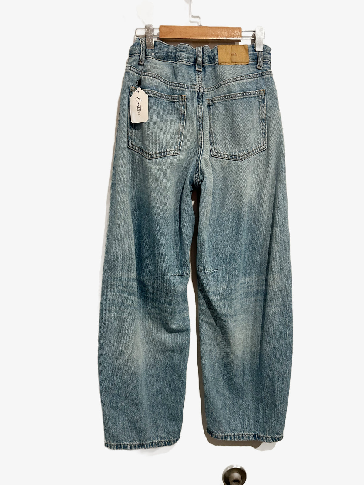 Zara Girls Barrel Leg Jeans - 12/13