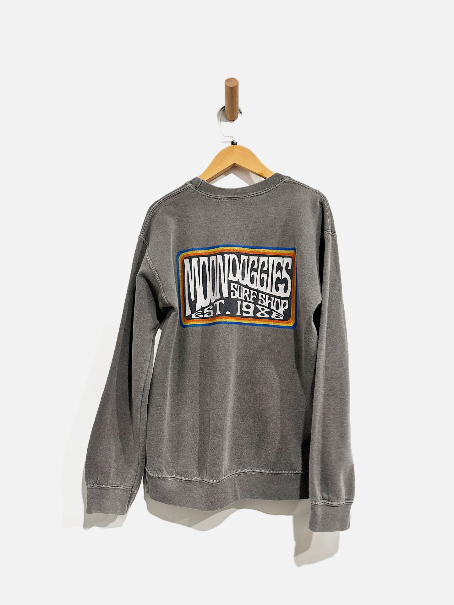 Moondoggies Gray Graphic Sweatshirt - XS