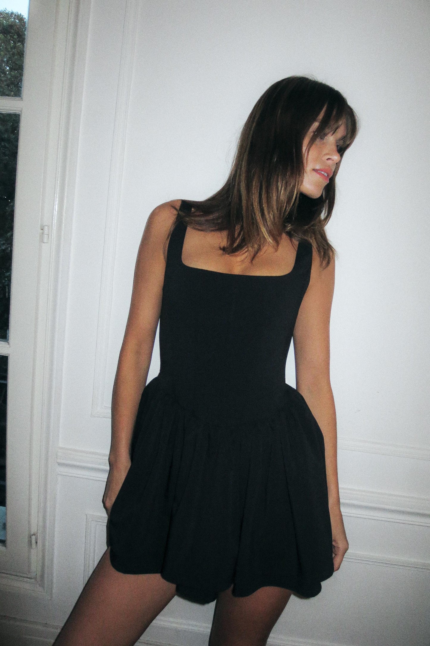 Zara Black Corset Mini Dress - Medium