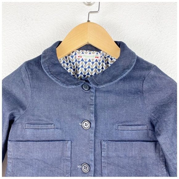 Bonpoint Denim Jacket Size 6