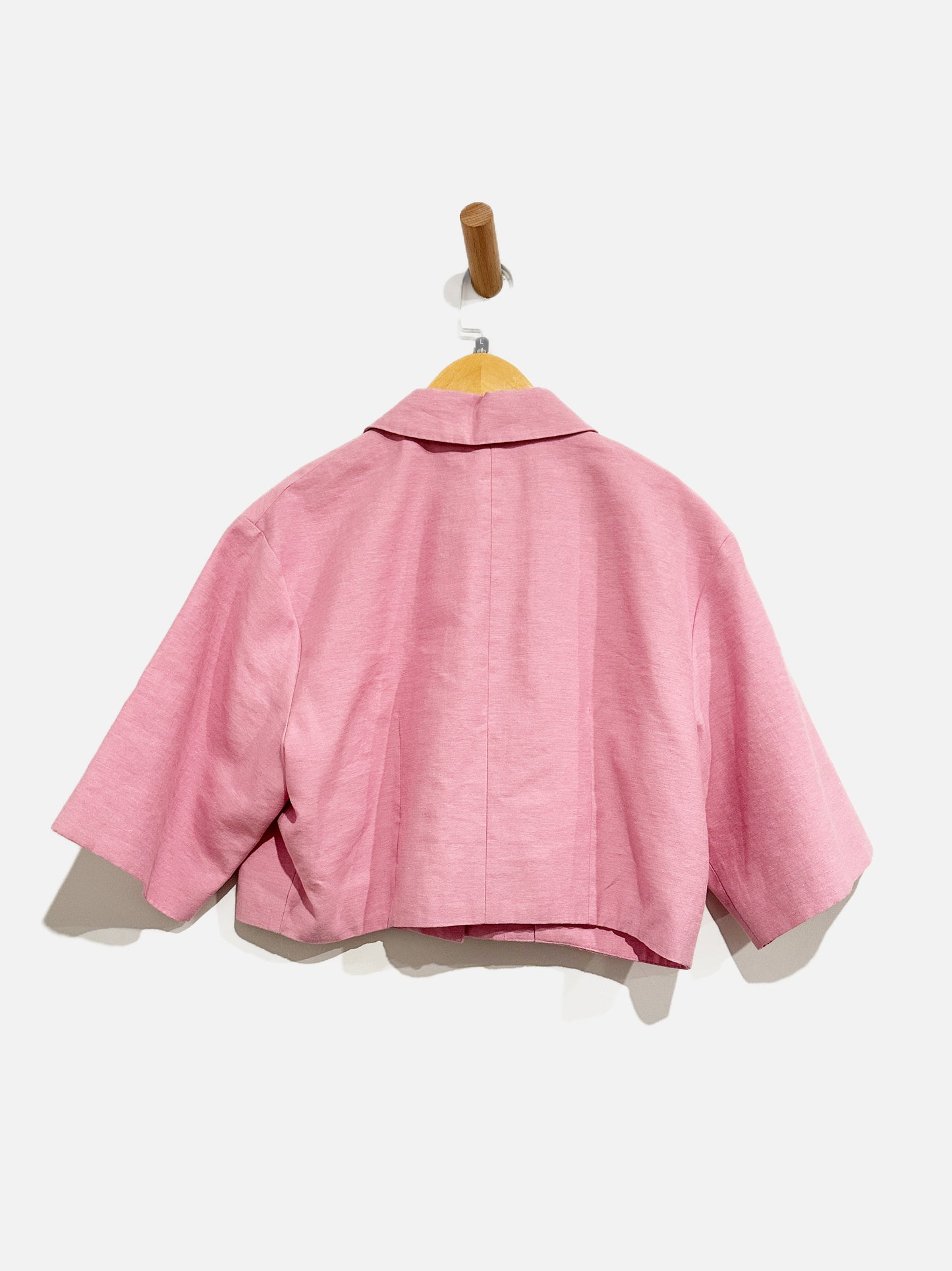 Zara Pink Button Down Blazer - Large