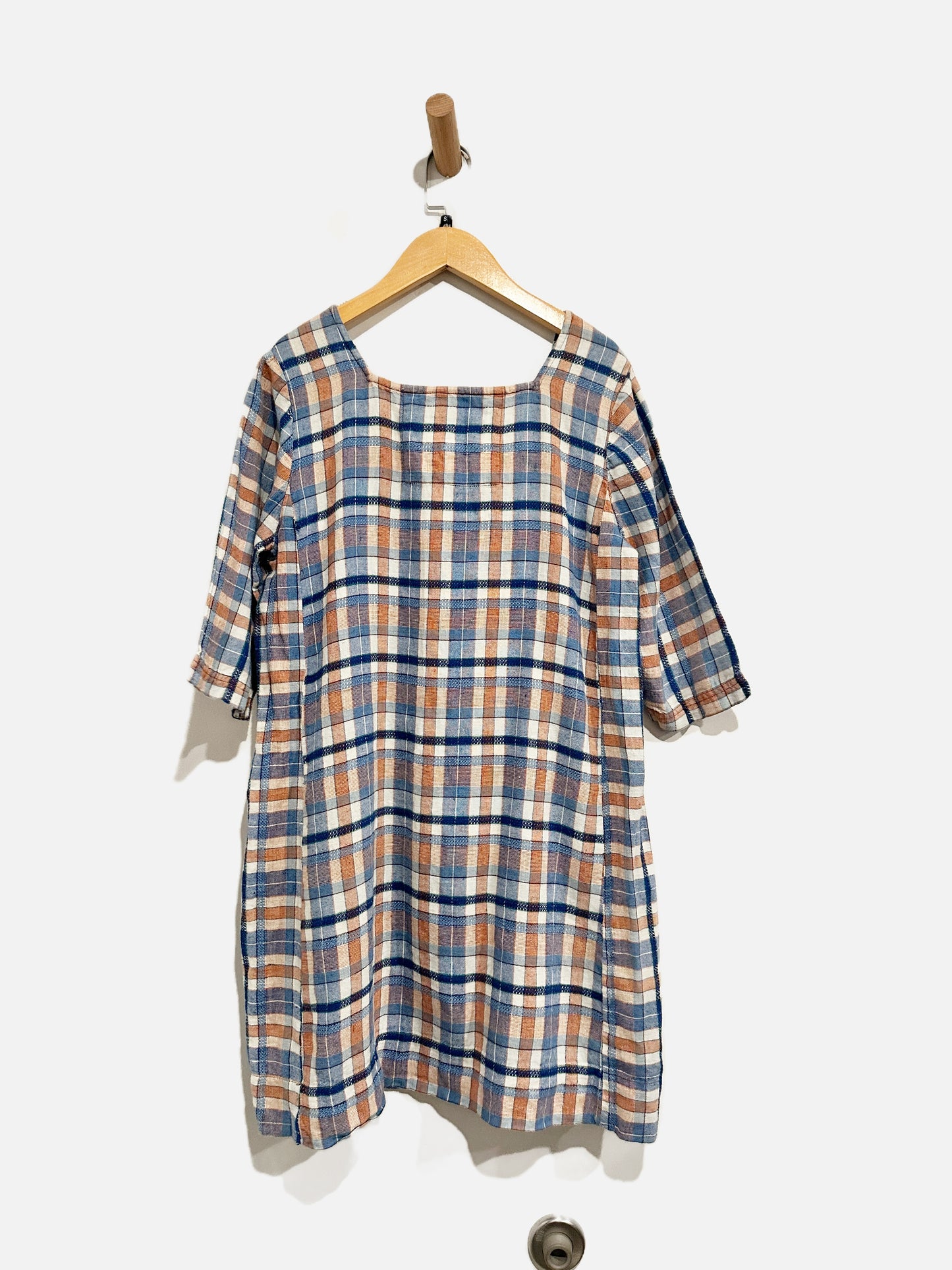 Ace & Jig Blue Plaid Dress - Small