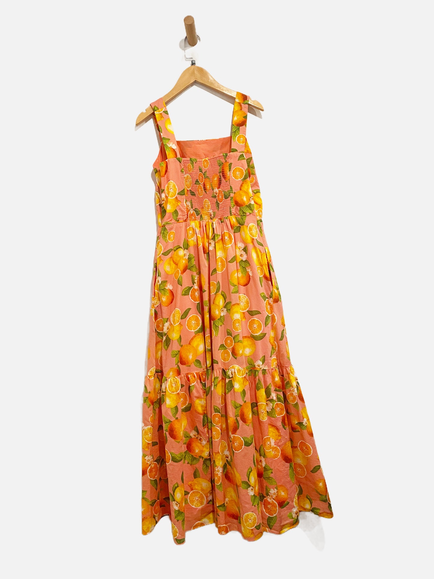 Talbots Pink Lemon Maxi Dress - 10P