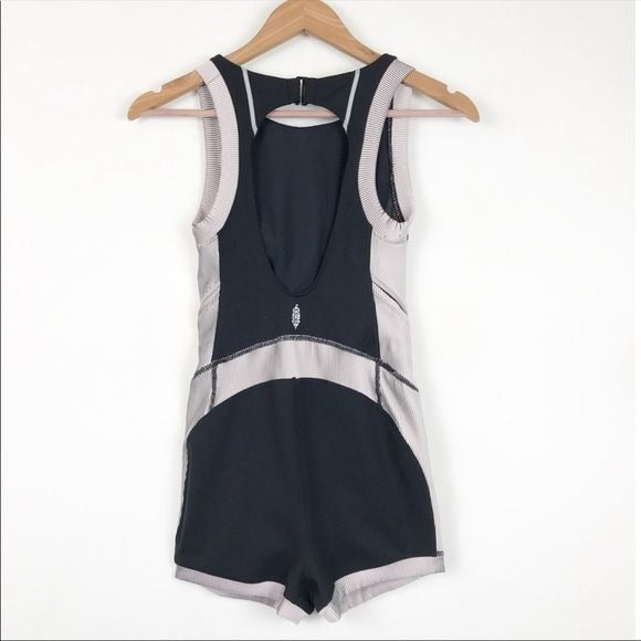Free People NWT Hardio Cardio Shortsie in Black Size XS