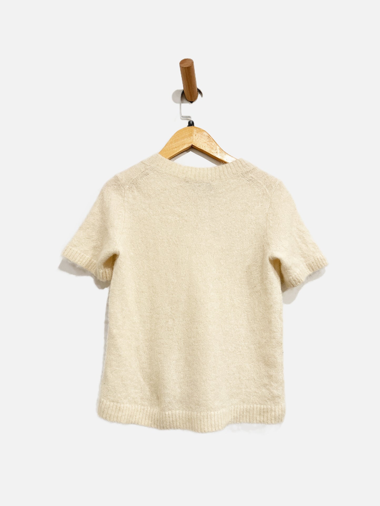 Everlane The Alpaca Sweater Tee in Bone - Small