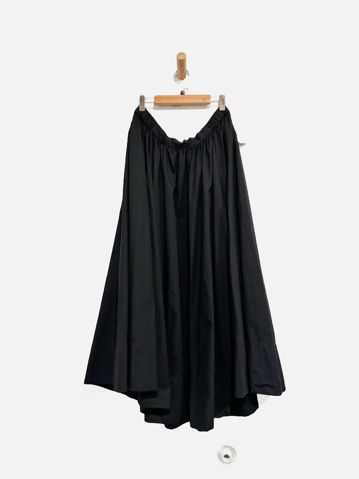 Free People Lowen Black Midi Skirt - Large