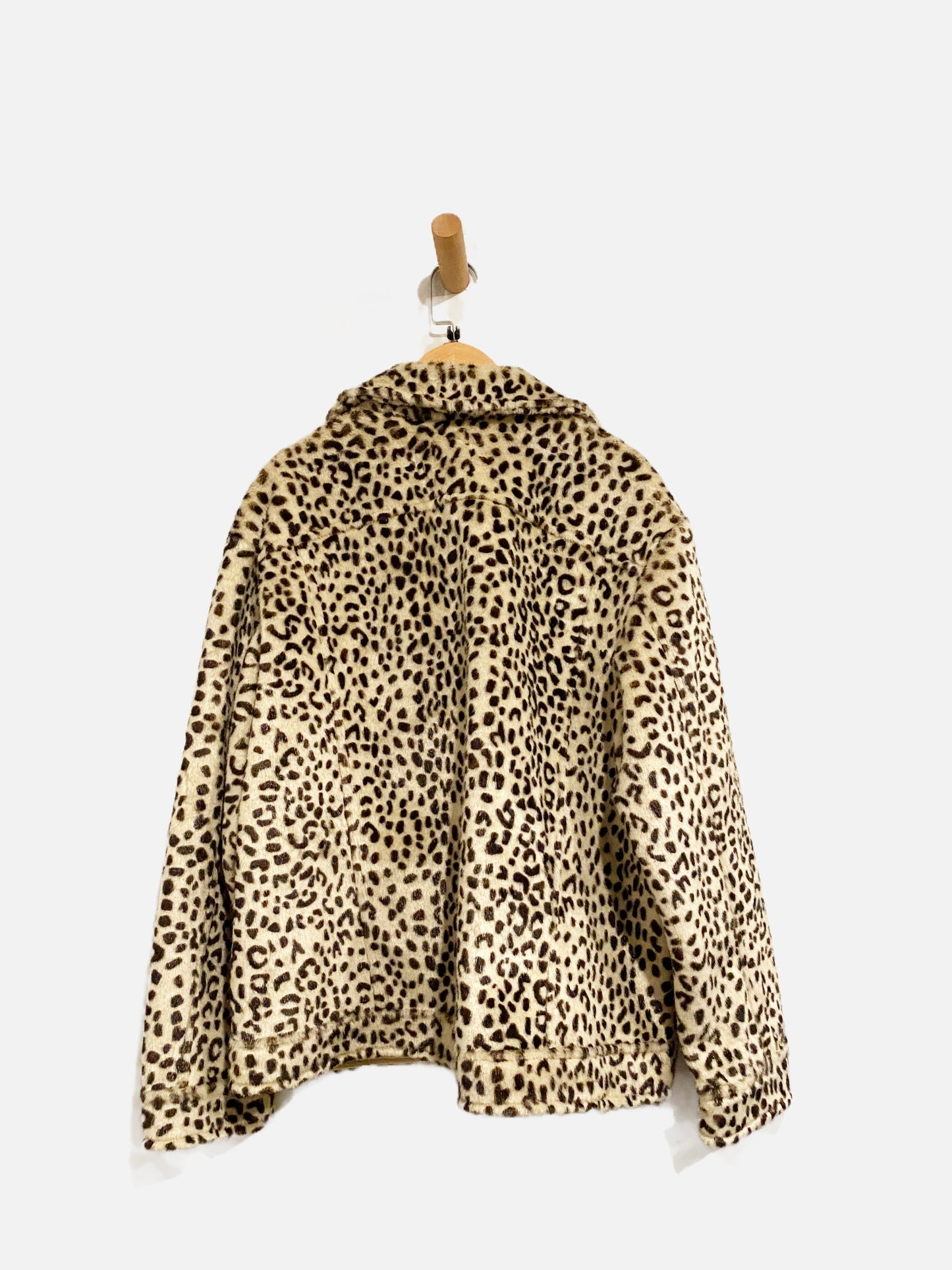 H&M Cheetah Trucker Jacket - Small