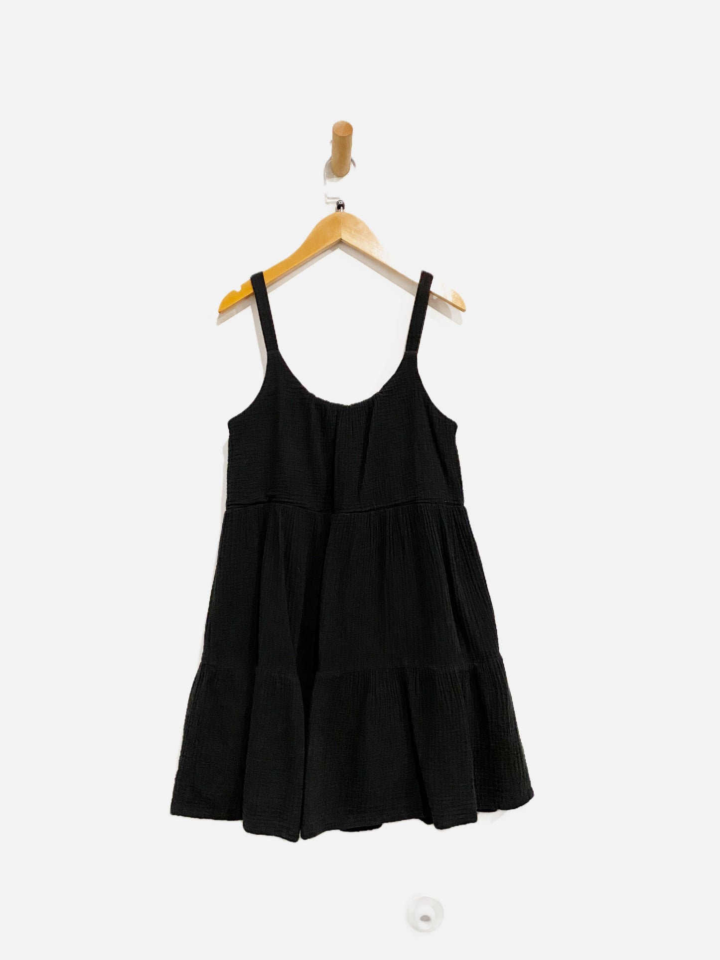 Z Supply Black Tiered Mini Dress - XS