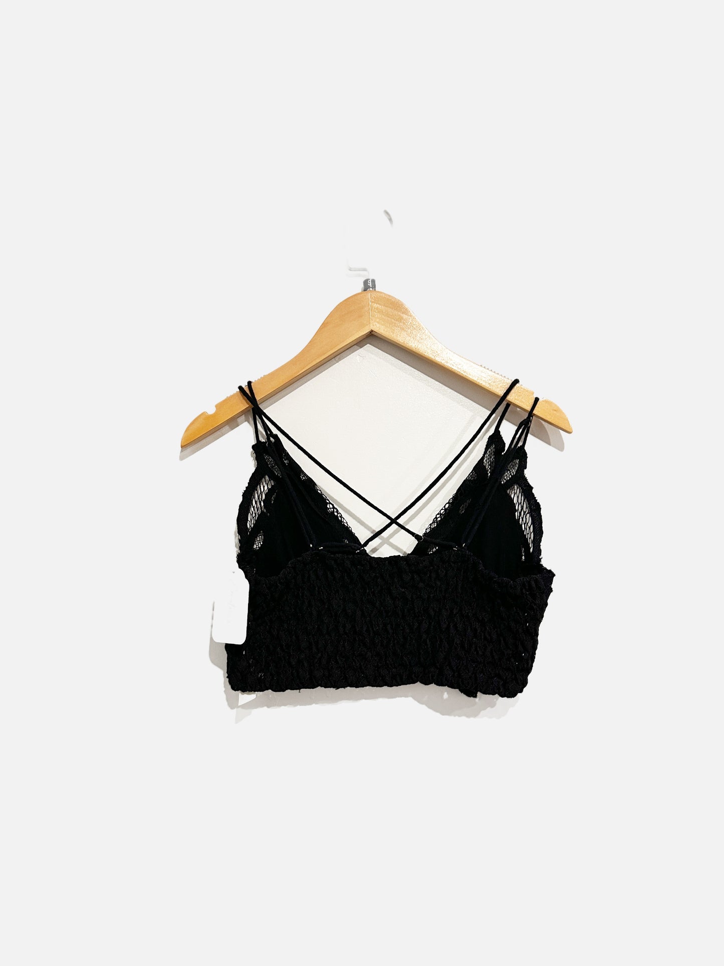 Free People Black Adella Bra - Small