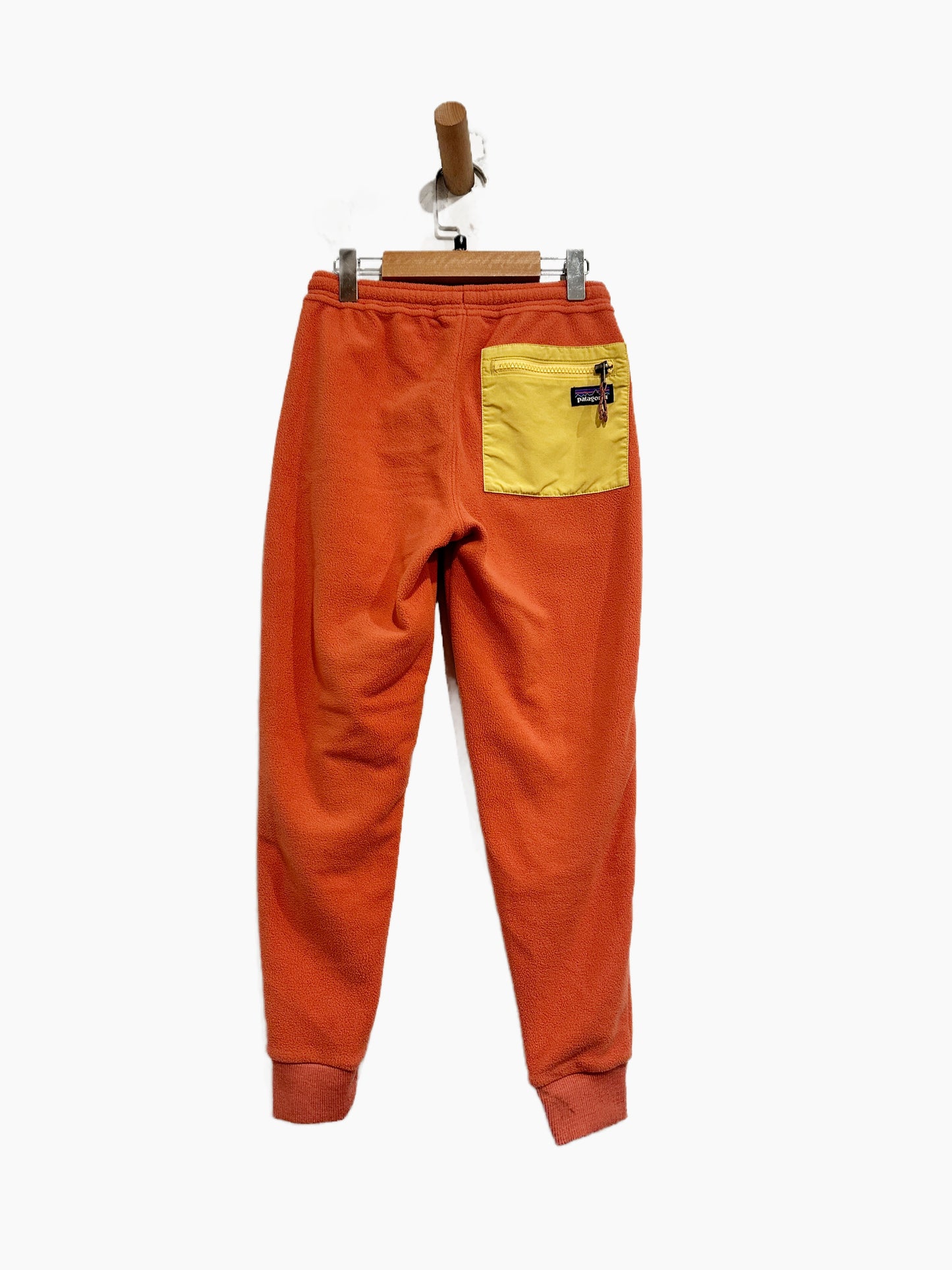 Patagonia Kids Orange Fleece Pants - 7/8