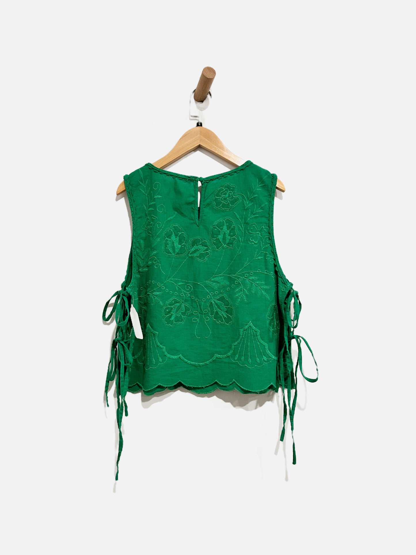 Free People Faded Gardens Tank in Green - Large