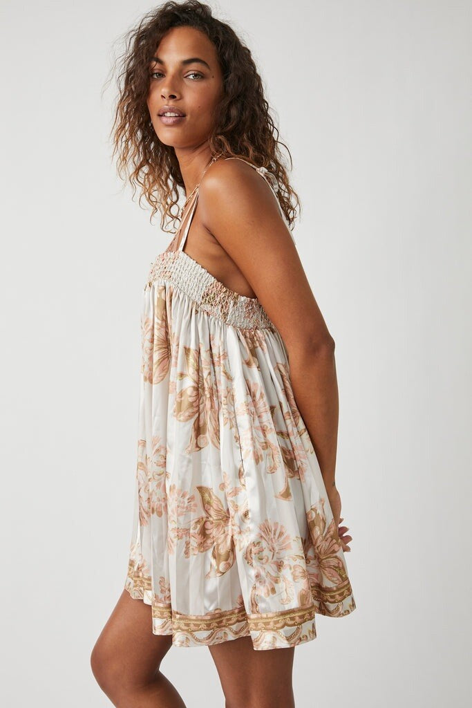 Free People Rule the World Floral Romper - XS