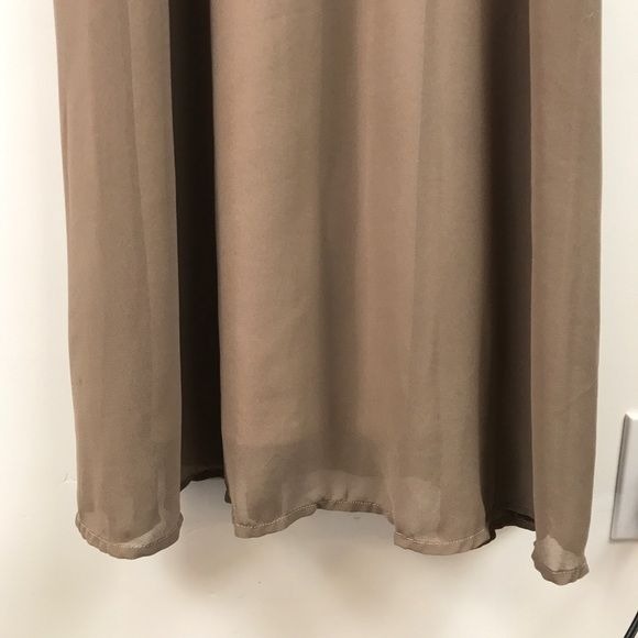 Show Me Your Mumu Caitlin Ruffle Maxi Dress in Dune Chiffon Size XS