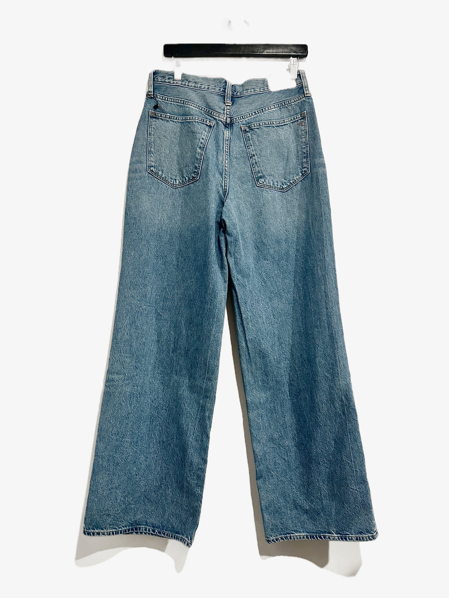 Madewell Superwide-Leg Jeans in Amcliffe Wash: Knee-Rip Edition - 29