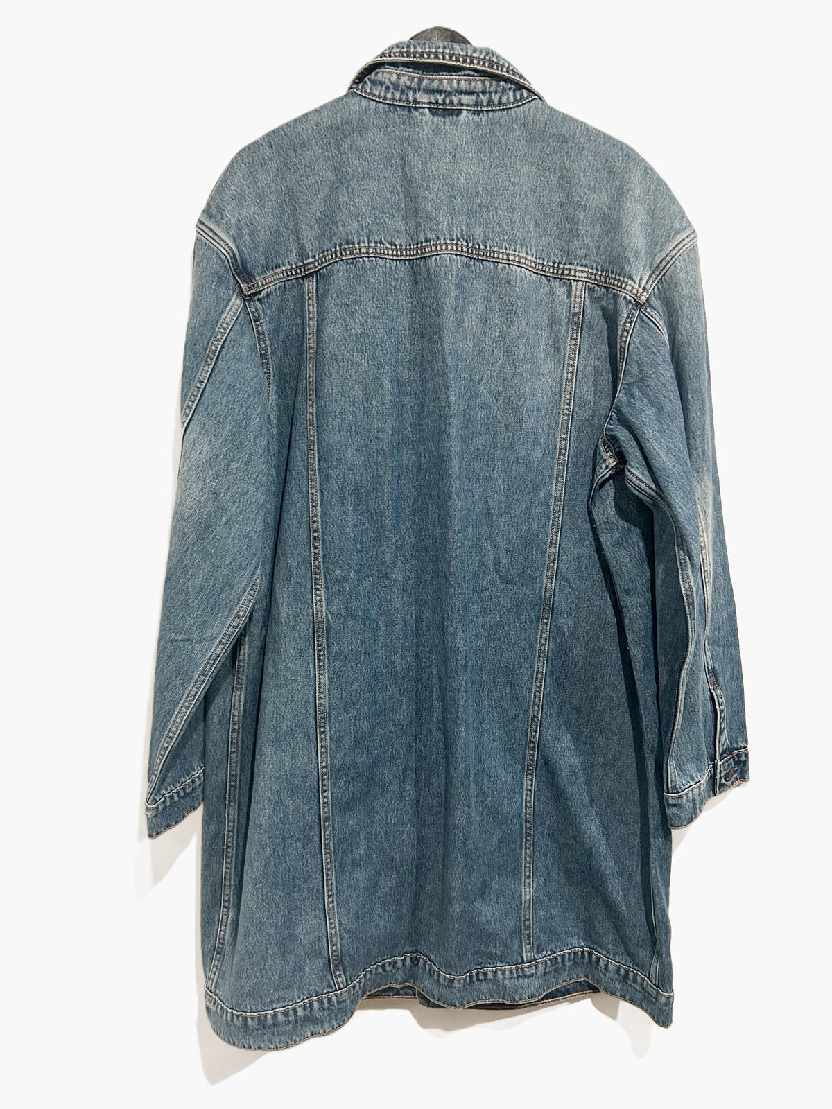Carly Jean Haidyn Long Denim Jacket- XL