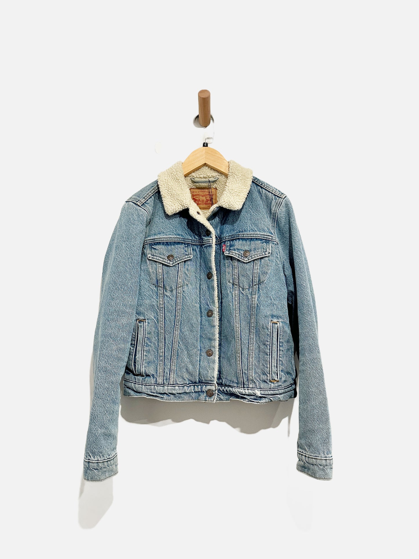 Levi’s Denim Sherpa Jacket - Small