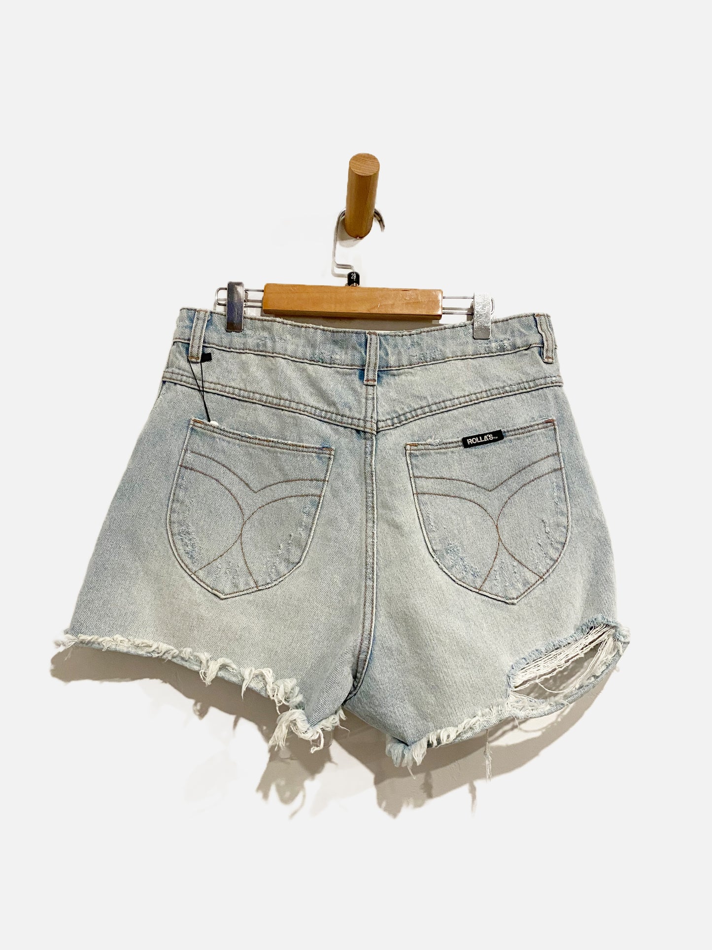 Rolla’s Cutoff Light Wash Shorts - 29