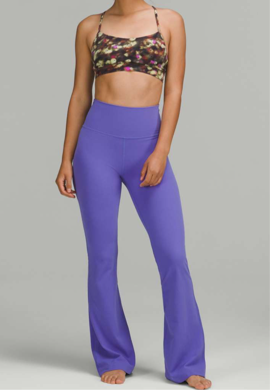 Lululemon Groove Super Purple Flare Leggings 14