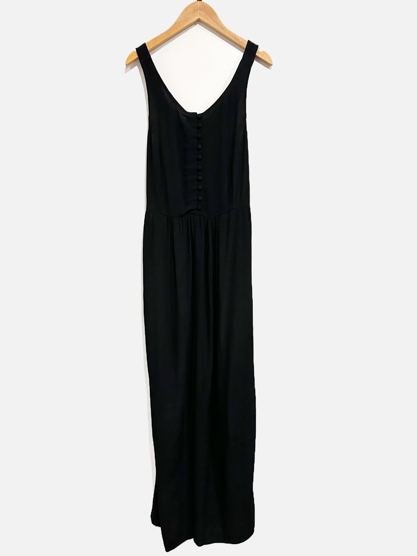 Madewell Black Button Front Jumpsuit - 00