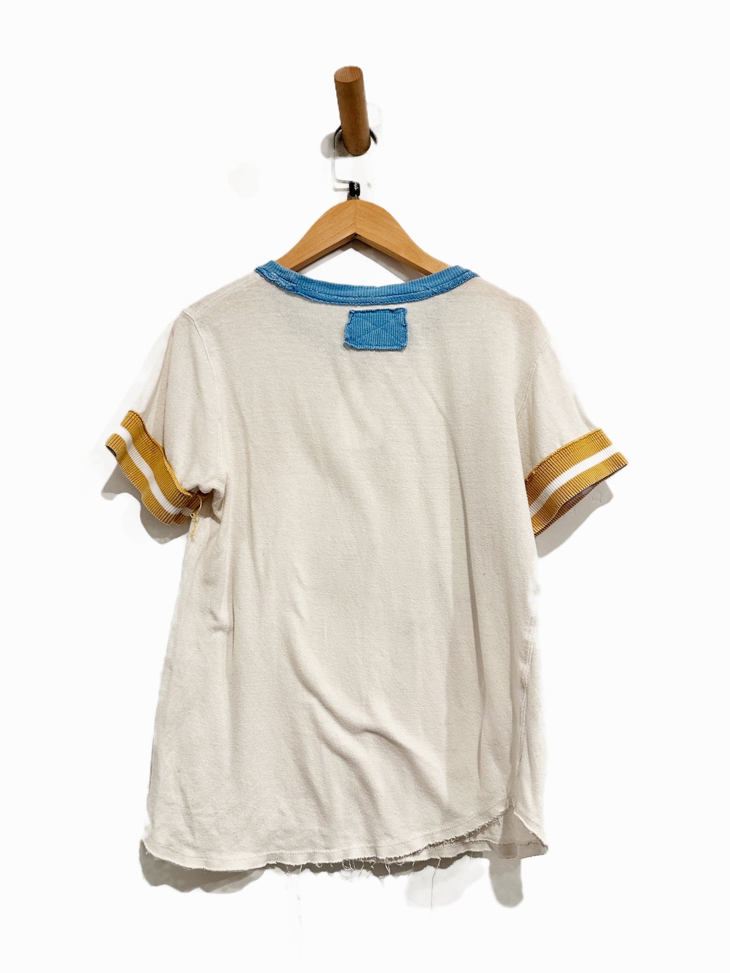 Free People Let’s Do This Ringer Tee - Small
